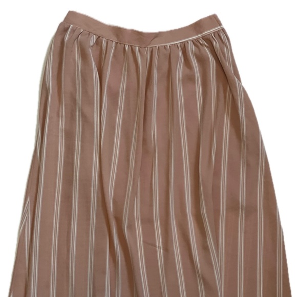 Windsor Pink & White Striped Cropped Top Skirt Set - Picture 3 of 5